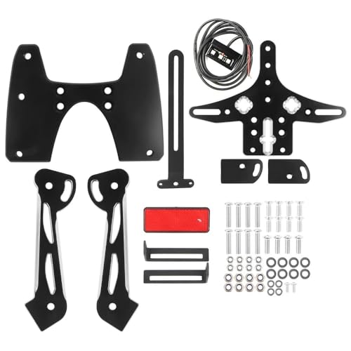 Support plaque cadre de support plaque d'immatriculation moto réglable GSXR