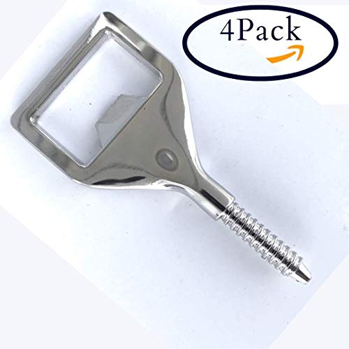 Bottle Opener For Diy Craft And Handmade By North Star Knife And Ulu (Square Opener (4Ct)) #TOP3