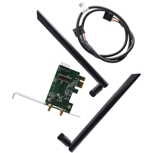 Adaptador Deal4GO PCIe a M.2 para WiFi y Bluetooth, compatible con Dell Precision 5820, 7820, 7920, 5860, 7960, 7865, 7875, 7690 miniatura 2