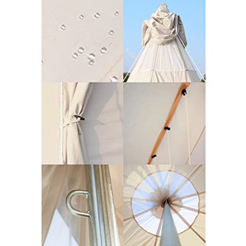 Tipi Tent voor Volwassenen Outdoor Camping 4 Seizoen Familie Camping Yurt Tent Tipi Tenten voor Jacht Familie Team Backpacken Camping Wandelen - Afbeelding 5