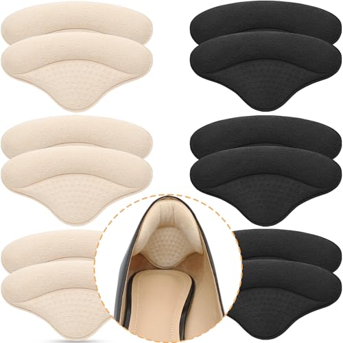 6 Pares de Almohadillas para Talón para Zapatos Holgados