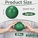Zealor 2 Pack Iron Shot Put 8 lbs Outdoor Shot Put Ball 8lbs Track and Competition for Spring Training Practice, Green
