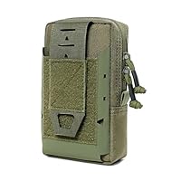 Pochette Téléphone Tactique, Molle Sac Ceinture Pour Téléphone Mobile, Poche Utilitaire à Double Couche,Tissu Oxford 600d, Pour Le Camping En Plein Air Et La Randonnée