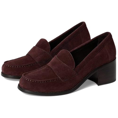 Image of SHODENSE Women Vintage Chunky Heel Loafers Pumps Platform Round Closed Toe Oxford Shoes Burnished Patent Matte Suede Slip On Dress Loafer Block Stacked Heels Office Formal Work Business 4-11 M US
