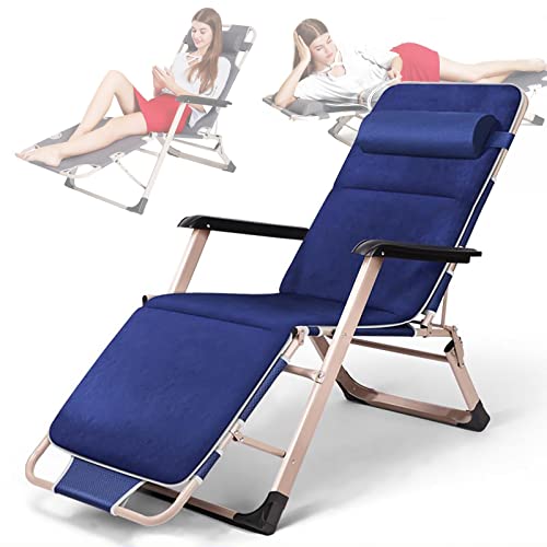 Chaise de gravité zéro surdimensionnée support 150 kg transat grand confort