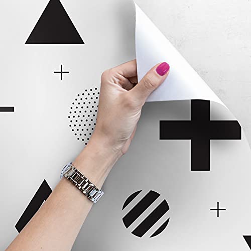 Fotomurale autoadhesivo sin burbujas Magic-Stick papel pintado geométrico lavable anti manchas 4