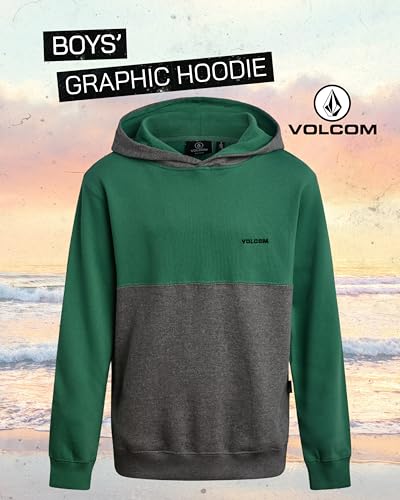 Image of Volcom Boys Hoodie - Long Sleeve Pullover Graphic Hoodie Sweatshirt - Warm Casual Hoodies for Boys (8-20)