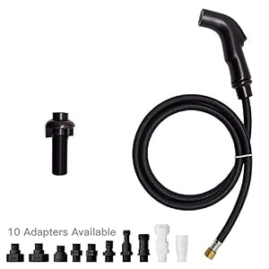 Image of Kitchen Sprayer Replacement Oil Rubbed Bronze,Pull Out Kitchen Sink Sprayer Hose,Kitchen Sink Faucet Sprayer,With Spray Head,Spray Hose and Spray Holder, Spray Adapter for Kitchen Sink