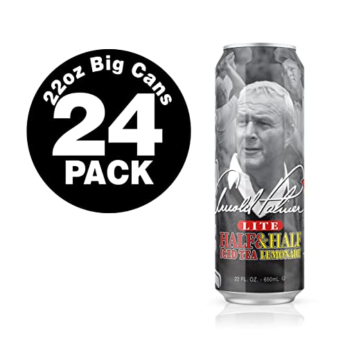 Image of AriZona Arnold Palmer Half and Half - Big Can, 22 Fl Oz (Pack of 24)