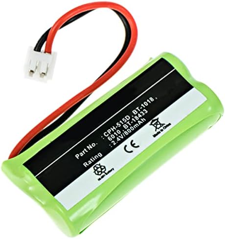 Vtech CS6129-54 Cordless Phone Battery Replacement - 2.4V 600mAh Ni-CD Ultra Hi-Capacity