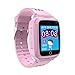 Produktbild CELLY Kidswatch - wasserdichte Telefon Uhr für Kinder - 4G, Anrufe, Nachrichten, Schulmodus, SOS-Funktion, GPS, Kamera und Schrittzähler - 2 Jahre Garantie (ROSA)