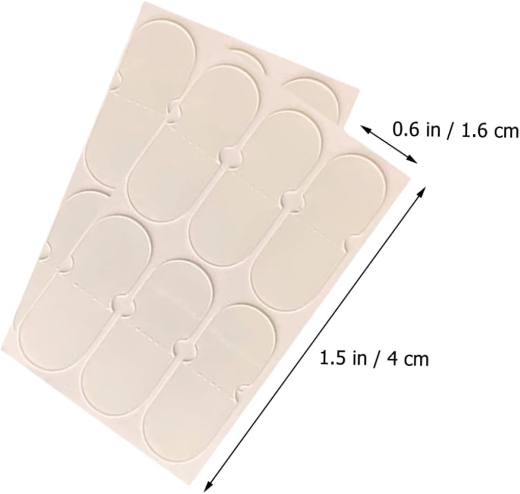 60Pcs Transparent Elf for Protruding Ears Vertical Cosmetic Ear Tape for Stereotype Correction Invisible Ear Patches for Comfortable Wear