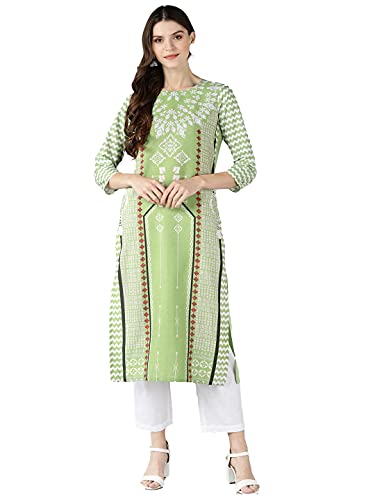 Image of Vaamsi Women's Crepe Regular Kurti