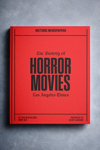 Historic Newspapers - Movie & Music History Book - Iconic Entertainment History Through Newspaper Coverage - Iconic Fan Gift Memorabilia - Add Name Printed on the Cover for Free (Horror Movies)