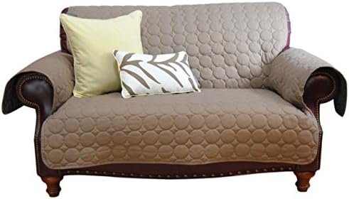 EZ Living Home H302SF7BR Home, Sofa, Brown,Beige,Nature,Chocolate