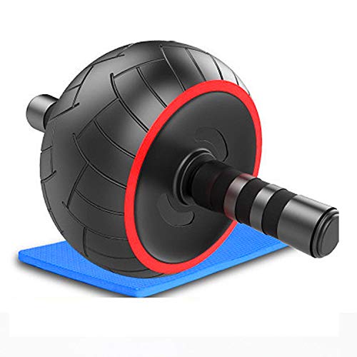 Roda Exercício Abdominal Rolo Abdomen Lombar com Tapete Profissional