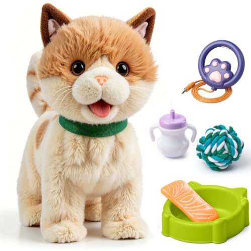 Imagen de OR OR TU Juguete de Gato Que Camina Interactiva Gato Peluche