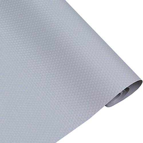 Rollo de Forro Impermeable de etilvinilacetato para cajones de Nevera, Cocina, baño, armarios, cajones, armarios (Gris)