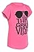 Unique Baby Girls 3rd Grade Vibes Only Back to School T Shirt (9, Pink)