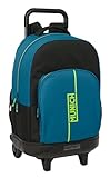MUNICH LAND - Mochila Grande con Ruedas, Compacta, Extraíble, Ideal para Niños de Diferentes Edades, Cómoda y Versátil, Calidad y Resistencia, 33x22x45 cm