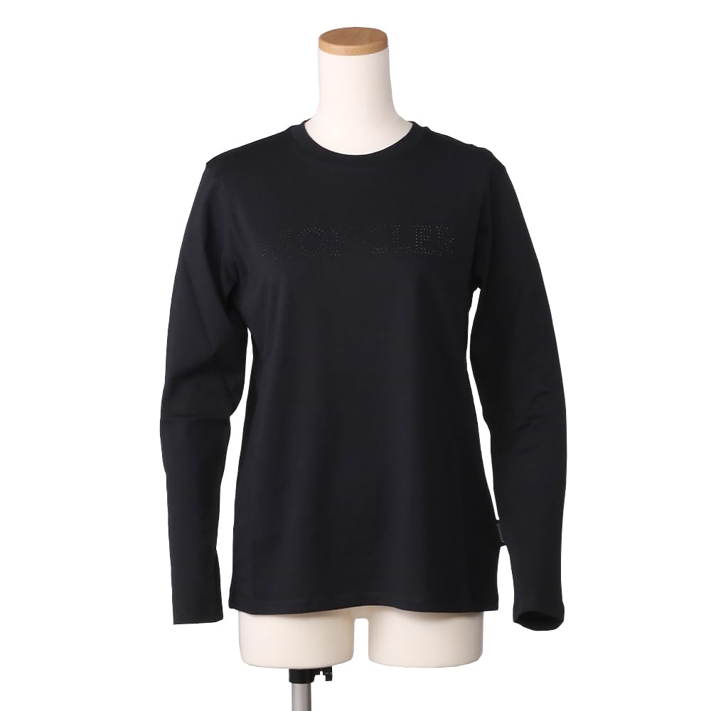 MONCLER ブラック 長袖　ロンT MONCLER ロングTシャツ L ブラック - メルカリ