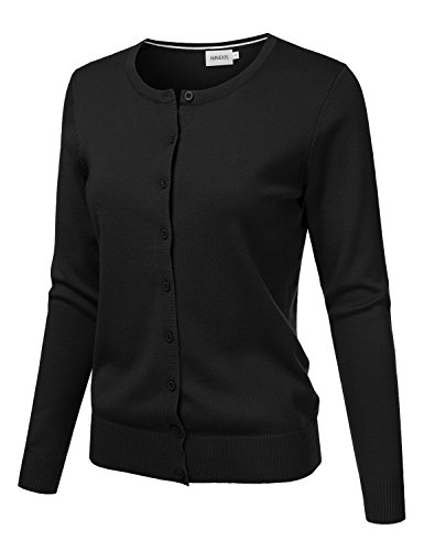 Buy JJ Perfection Women's Button Down Soft Knit Long Sleeve
