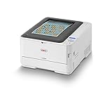 oki drucker toner Ideal für Einzelplätze, Druckgeschwindigkeit 26/30 Farbe/Mono-Seiten pro Minute, beidseitiger Druck, 1.200 x 600 dpi Druckauflösung, Druckformate von A6 bis A4