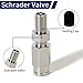KEIYSHOLCK Inflation Schrader Valve with Push to Connect for 1/4