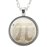 CellsDividing Handmade Pi Necklace Pendant