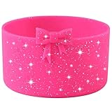 HIUSITY Glitter Bow Silicone Boot for Stanley Quencher Tumbler H2.0 30oz 40oz& IceFlow 20oz 30oz& Owala 24oz& Hydroflask Water Bottle 12-24oz Protective Bottom Sleeve for Stanley Cup Accessories-Rose