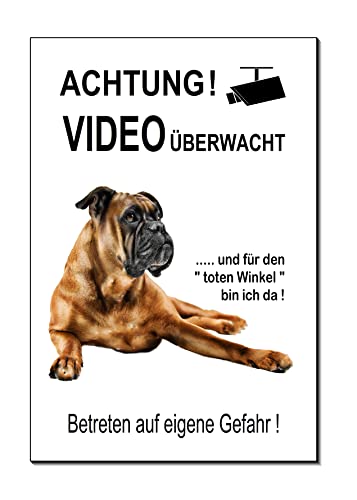 Warnschild 'Hund' 30x20 Cm – Wetterfest Für Garten, Einfahrt & Haustür