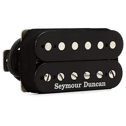Pastilla de guitarra Seymour Duncan SH-PG1B Pearly Gates Humbucker. Posición de puente. Negro.