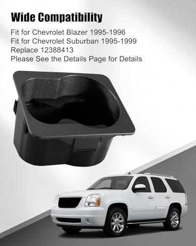 Portavasos para consola Chevy Silverado GMC 1995-2000 miniatura 5
