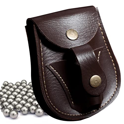 Estilingue de Caça Bolsa 2 em 1 | Estilingue de Caça de Couro | Estojo de armazenamento Fanny Pack c