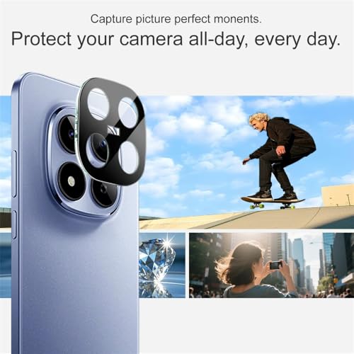 Image of 4youquality Back Camera Lens Protector Compatible with Redmi Note 15 (1 Pack) | 9H Tempered Glass Camera Guard | Military-Grade Anti Scratch Protection | Ultra Clear HD Lens Film | Bubble-Free Easy Installation | Case Friendly