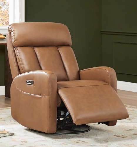 CHITA Genuine Leather Power Recliner