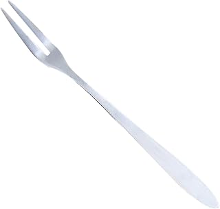 Jodimitty Stainless Steel BBQ Fork 13.3CM, Barbecue Cooking Meat Fork Two Prong Fork, Indoor Outdoor Cooking Tool BBQ Utensil for Pork Turkey Chicken Beef, Used to Fixed or Move