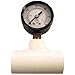 Rite Farm Products in LINE Gauge 0 to 30 PSI & 1/2" PVC TEE Cups & Nipple Poultry Chicken Pressure Regulator