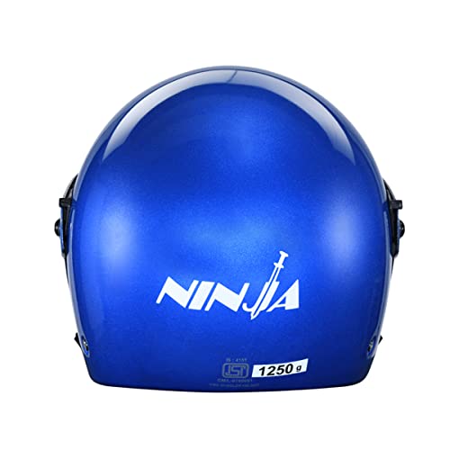 Image of Studds Ninja Pastel Plain Flip Up Full Face Helmet (Flame Blue, L)