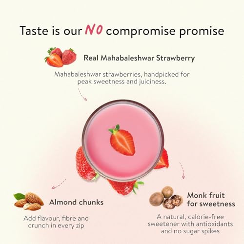 Image of Happy Cultures Tastiest Plant Protein Assorted Pack | Chocolate, Kesar Pista, Mango, Strawberry, Almond Chunks & Ashwagandha (KSM 66)| Pea & Brown Rice Protein Isolate| No Added Sugar| Vegan| 18 Complete Amino Acids| Monk Fruit Extract| Women & Men| No Bloating, Easy to Digest| Dairy Free with Probiotics - 144g(4 Sachets, 4 Flavours)