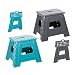 Produktbild Klapphocker Hocker Tritthilfe klappbar faltbar H31cm Trittstufe Klapptritt (Grau)