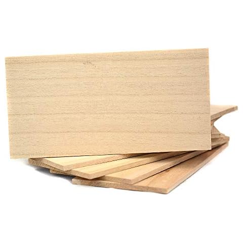 Kansoo 10PCS Unfinished Wood Rectangle Wooden Plaque Signs for Home DIY Craft, Wedding Decoration, 7.87 x 3.93 x 0.19 Inches Cover