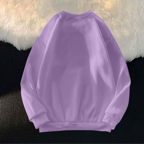 Sweatshirts for Men Lightweight Casual Crewneck Oversized Pullover Loose Fit Longs Sleeve Shirts Fall Fashion Clothes3