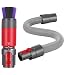 Produktbild TIDEVAN Rückstandsloser Staubpinsel Staubsauger Zubehör Kratzfreie Staubbürste für Dyson Outsize,V8/V15/V10/V11/V12 mit Flexibler Schlauch Effektiven Staubentfernung Ersatz Zubehör