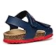 Geox Baby-Jungen B CHALKI Boy Sandal, Navy/Red, 24 EU