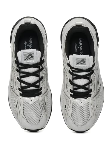 Image of Impakto Men's Sneaker | Lightweight & Breathable Mesh Casual Shoes | Non-Slip Rubber Outsole for Frim Grip | Padded Insole for Comfort | Walking, Gym & Training Trainers