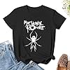MaryRWhiting Women's My Vintage Chemical Logo Short Sleeve Romance Black Cotton Tee T Shirts Crew Neck T-Shirt Tops Band Tshirt for Women Big Teen Girl Fans Merch Clothes Gift #5
