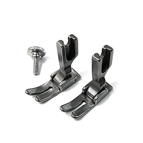 2 piezas prensatelas articulados para máquina de coser industrial miniatura 1