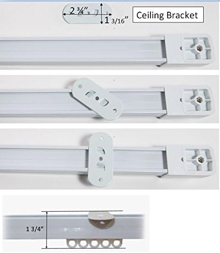Curtain Call Mounting Brackets for Motorized Curtain Systems (Ceiling Bracket)
