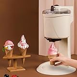 【Opération simple】 Mélangez les ingrédients, préparez les ingrédients et mettez-les dans un bol et mélangez bien. Après avoir allumé la sorbetière molle, versez les ingrédients mélangés dans le récipient intérieur congelé. Remuer pendant environ 10 minutes, allumer l'interrupteur et rouler la glace.